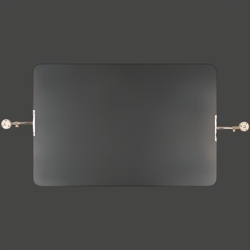 Surya Anastasya AAY-003 modern rectangular wall art with a sleek brass frame.