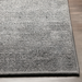 Surya Azalea AZA-2316 hand-woven gray rug with a textured, no-pile design made from recycled PET yarn.