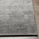 Surya Azalea AZA-2316 hand-woven gray rug with a textured, no-pile design made from recycled PET yarn.