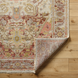 Hand-knotted wool rug, Surya Cappadocia CPP5021, with traditional plum, gray, burgundy, and olive pattern.