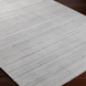Surya Fresno FNO2302 hand-loomed area rug in multi-tone gray recycled PET yarn with a low pile.