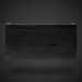 Surya Coburn black brushed mango wood coffee table with visible wood grain, 48" wide.