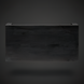 Surya Coburn black brushed mango wood coffee table with visible wood grain, 48" wide.