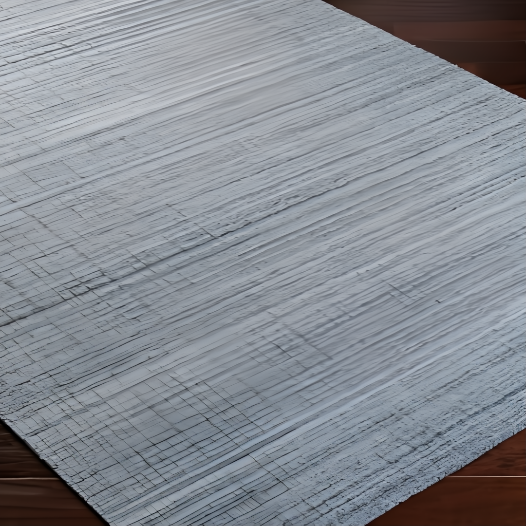 Surya Fresno FNO-2300-P hand-loomed rug in multi-gray recycled PET yarn with a low pile.