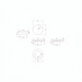 Technical drawing of a round component with various dimensions and views, including top, side, and cross-sections.