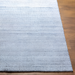 Surya Hickory HCK-2301 area rug: Light Slate, Gray, Charcoal, Cream hand-loomed recycled PET yarn with textured low pile.