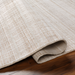Surya Fresno FNO-2301-P hand-loomed area rug in neutral tan and beige, made from recycled PET yarn.