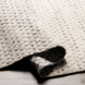 Hand-woven Surya Azalea AZA-2306 light gray recycled PET yarn rug with subtle repeating pattern.