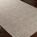 Surya Aiden AEN-1005 hand-tufted wool area rug in gray and ivory, featuring a medium pile texture.