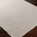 Surya Azalea AZA-2315 hand-woven rug, light beige with subtle ribbed texture, made from recycled PET yarn.