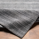 Surya Hickory HCK2303 hand-loomed rug in gray, charcoal, and cream recycled PET yarn with subtle texture.