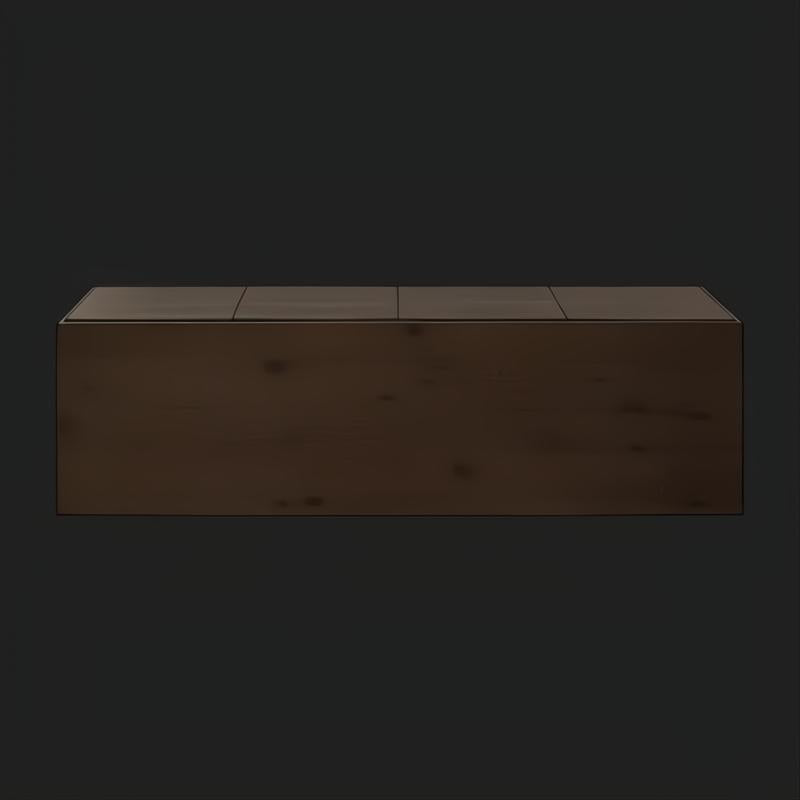Surya Molander Sideboard: Brown stained oak veneer top with metallic brass steel, Scandinavian modern style.