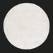 Surya Azalea AZA-2326 round area rug, light beige, black, and light gray, hand-woven recycled PET yarn.