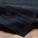 Surya Hickory HCK2300 rug, dark charcoal, black, gray tones, hand-loomed recycled PET yarn, subtle texture.