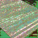Surya Azalea AZA-2334 hand-woven rug with contemporary white, grey, and beige stripes made from recycled PET yarn.