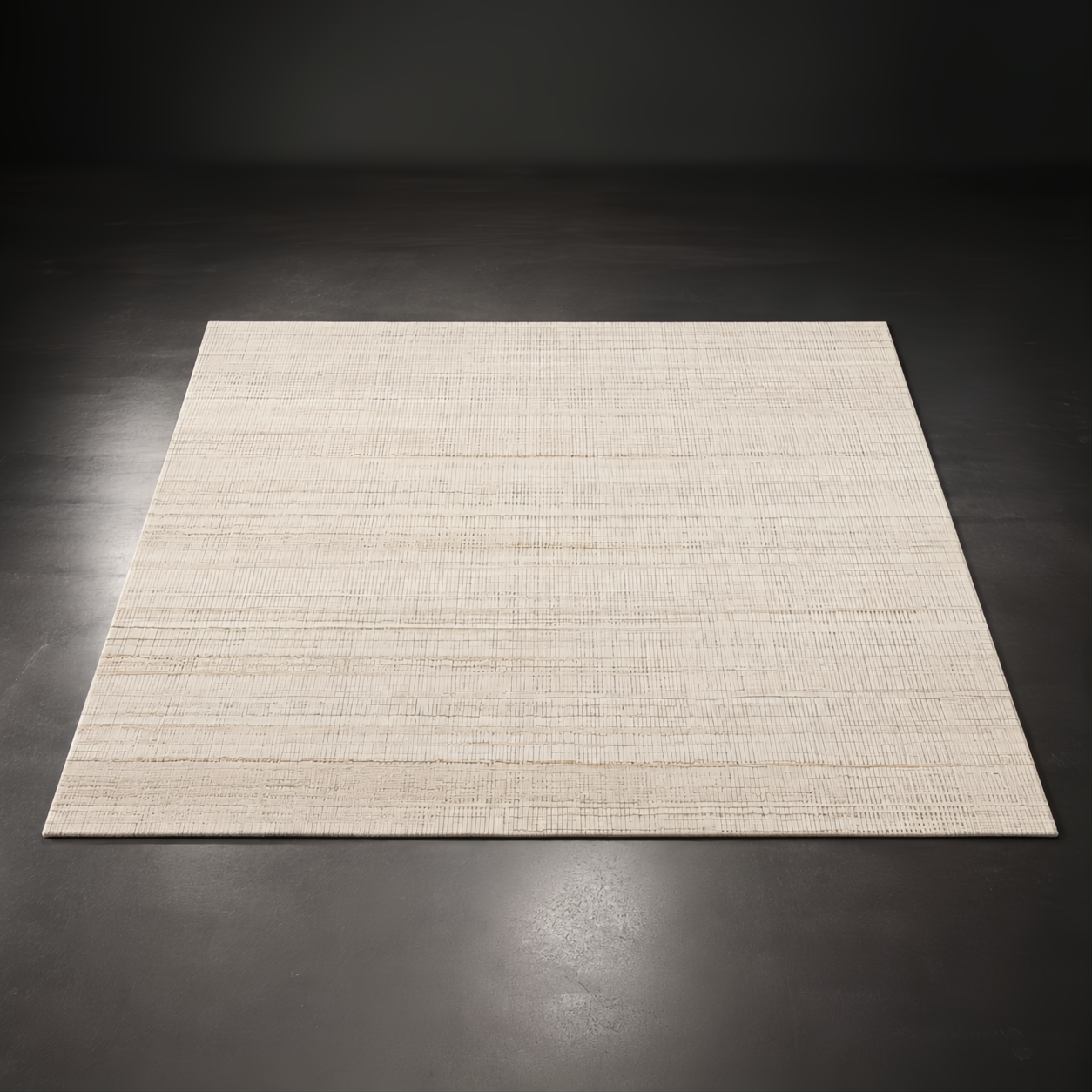 Surya Fresno FNO-2301CS area rug in tan and beige, hand-loomed from recycled PET yarn.
