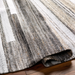 Surya Azalea AZA-2334 hand-woven flatweave rug with contemporary striped design in recycled PET yarn.