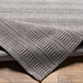 Surya Hickory HCK2304 area rug, hand-loomed from recycled PET yarn, in a neutral multi-tone gray.