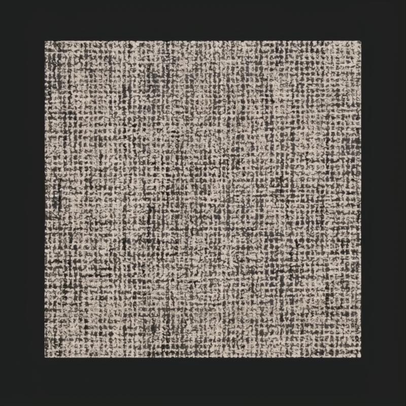 Surya Aiden wool area rug with a textured Ink Blue and Charcoal grid pattern.
