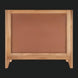 Surya Ronan Cabinet RNO-001: Brown lacquered mango wood cabinet with a clean, functional design.