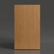 Surya Helene console table, brown lacquered oak veneer, 31"H x 48"W x 18"D, side view.