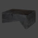 Surya Neemrana black brushed acacia wood rectangular coffee table with exposed grain.