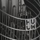 Close-up of a Huum Drop 9KW sauna heater add-on, featuring a sleek silver metal coil design.
