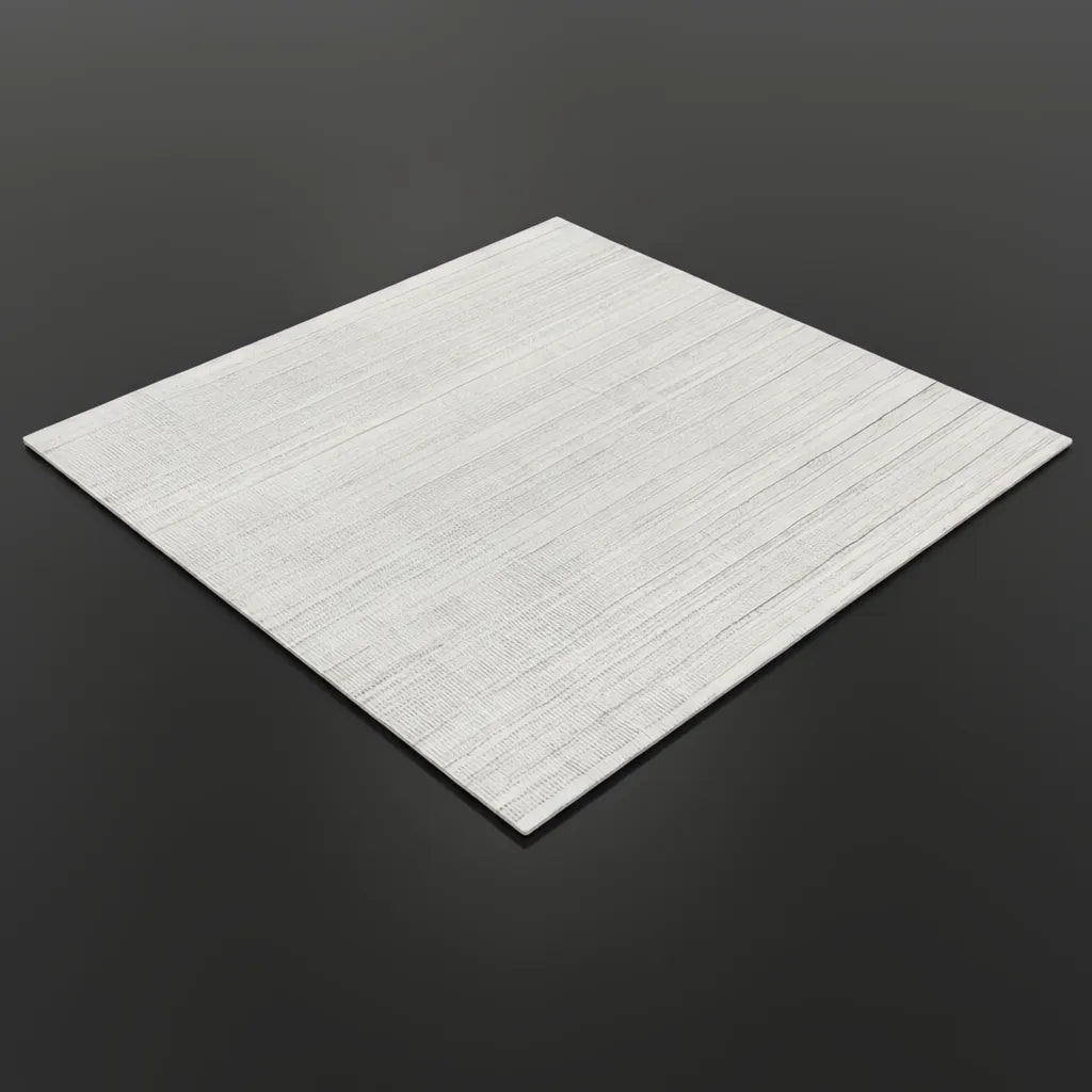 Surya Hope HOP-2300-P area rug swatch, a white and gray flatwoven recycled PET yarn textile.
