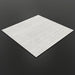 Surya Hope HOP-2300-P area rug swatch, a white and gray flatwoven recycled PET yarn textile.