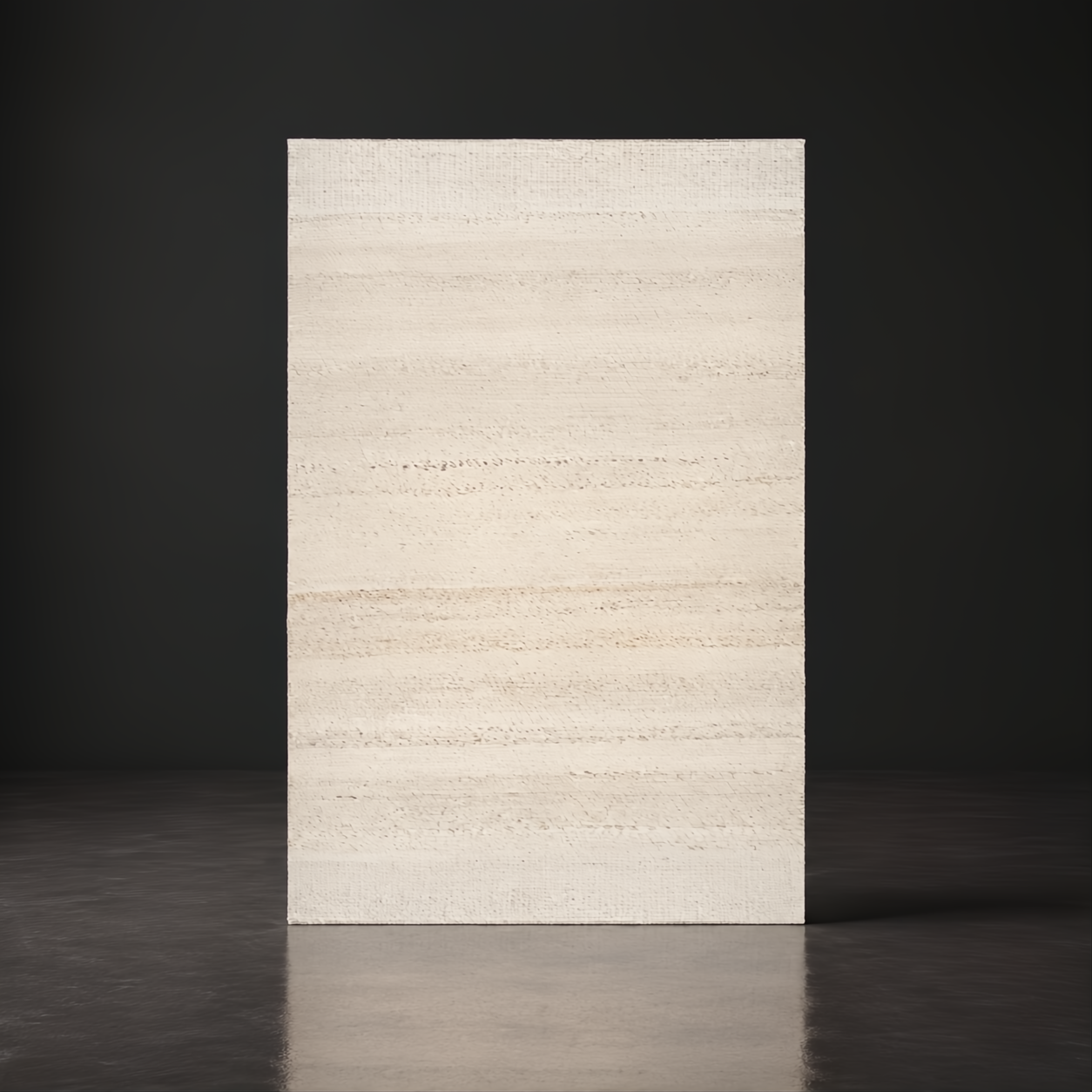 Surya Abby ABB-2301 hand-woven area rug, light beige with subtle horizontal texture, made from recycled PET yarn.