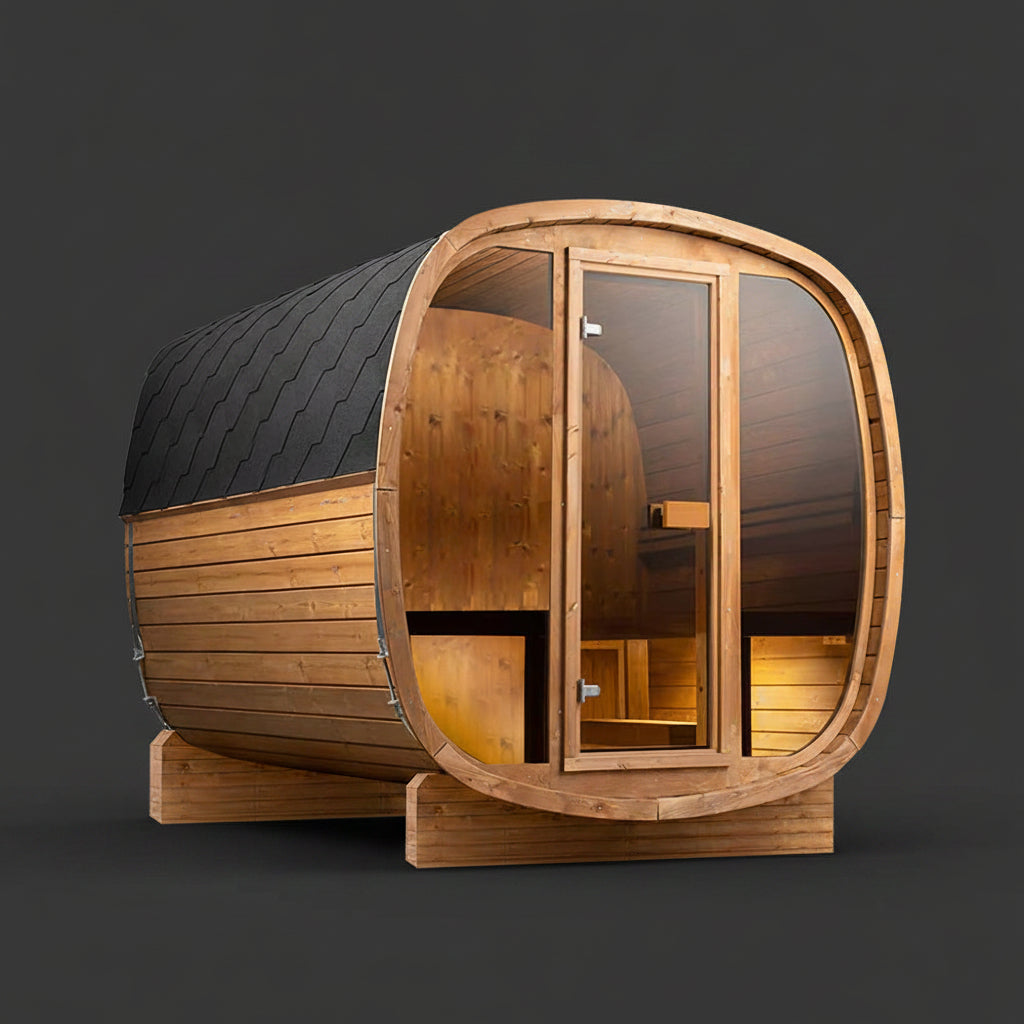 Auris Two Luxury Outdoor Cedar Sauna