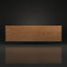 Top-down view of a wide brown painted oak veneer dresser with a three-way mitered frame.