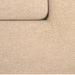 Close-up of a brown 100% polyester Surya Braydee sofa with a textured fabric and plush cushion.