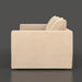 Side view of a light brown Surya Braydee sofa with plush back cushions and clean lines.