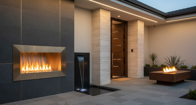 Fireplaces and Features