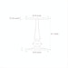 Line drawing of the Surya Molino End Table, showing its 21"H x 9.5"W x 9.5"D dimensions.